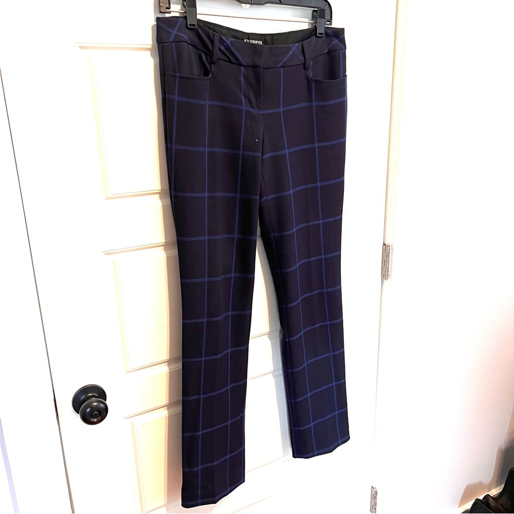 Express Columnist Window Pane Pant